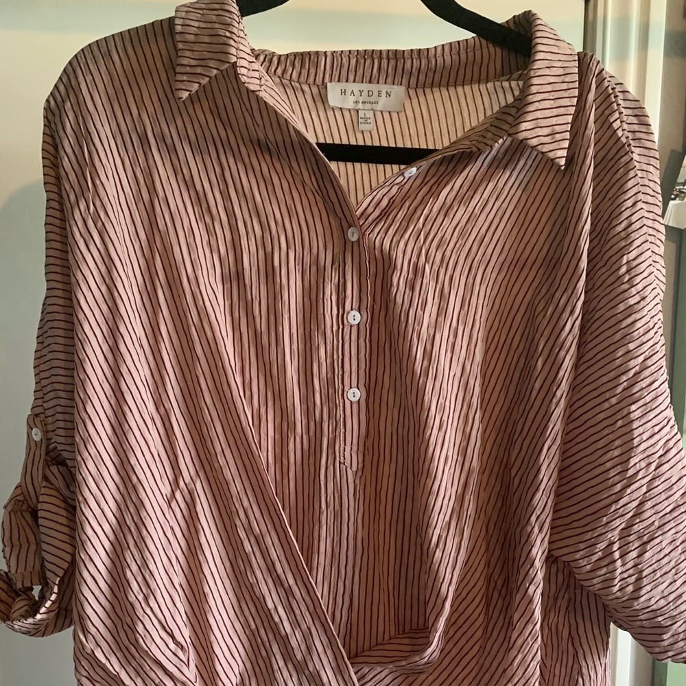 boutique collared top
